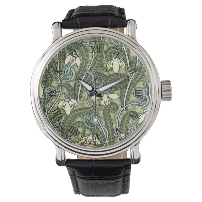  bloemen horloge (Voorkant)