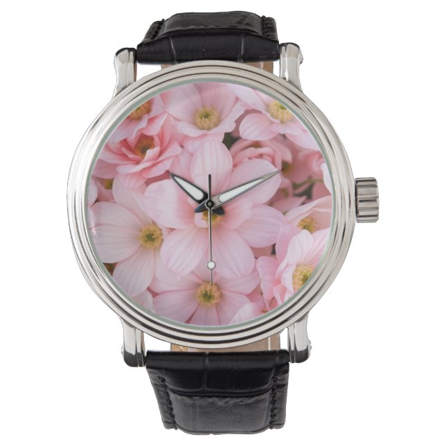 bloemen horloge (Voorkant)