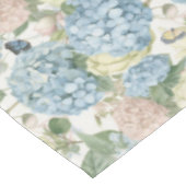 Bloemen, hortensia's,  rozen, roze rozen tafelkleed (Gekanteld)