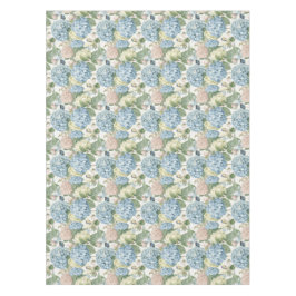 Bloemen, hortensia's, rozen, roze rozen tafelkleed