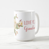 Bloemen houden van je foto koffiemok (Voorkant rechts)