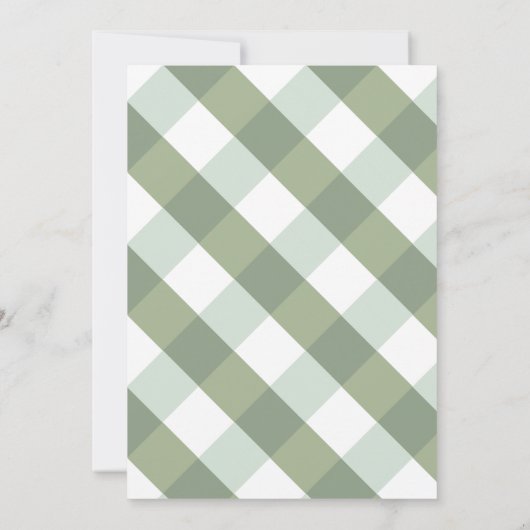 Bloemen hout rustiek Ik doe BBQ koppels douche Kaart (Achterkant)