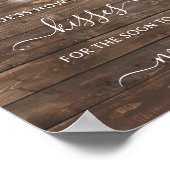 Bloemen hout rustieke lichten hoeveel kussen spel poster (Hoek)