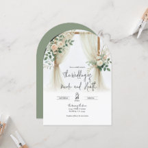 Bloemen Houten Boog Greenery Rozen Rustieke bruilo