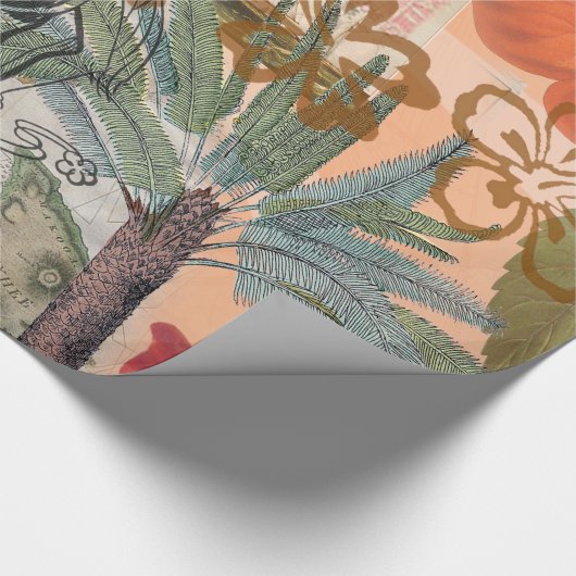  bloemen Hula Colorful Hawaiian Tropical Cadeaupapier (Hoek)