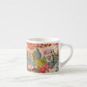 bloemen Hula Colorful Hawaiian Tropical Espresso Kop (Rechts)