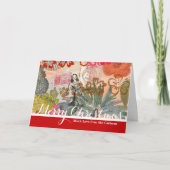  bloemen Hula Colorful Hawaiian Tropical Feestdagen Kaart (Voorkant)