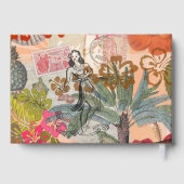  bloemen Hula Colorful Hawaiian Tropical Gastenboek (Achterkant)