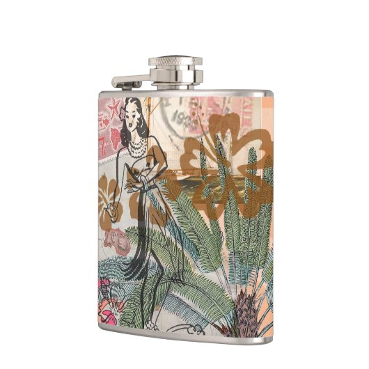  bloemen Hula Colorful Hawaiian Tropical Heupfles (Links)