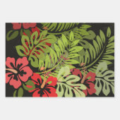  bloemen Hula Colorful Hawaiian Tropical Inpakpapier Vel (Voorkant 3)