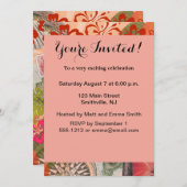  bloemen Hula Colorful Hawaiian Tropical Kaart (Voorkant / Achterkant)