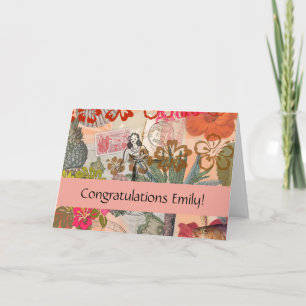 bloemen Hula Colorful Hawaiian Tropical Kaart