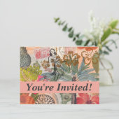  bloemen Hula Colorful Hawaiian Tropical Kaart (Staand voorkant)