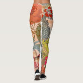 bloemen Hula Colorful Hawaiian Tropical Leggings (Achterkant)