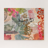  bloemen Hula Colorful Hawaiian Tropical Legpuzzel (Horizontaal)