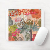  bloemen Hula Colorful Hawaiian Tropical Muismat (Met muis)