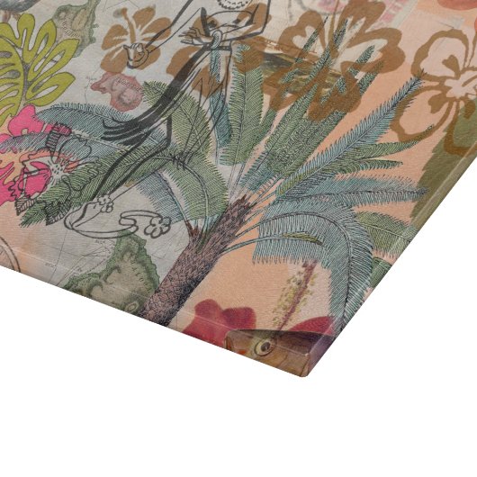 bloemen Hula Colorful Hawaiian Tropical Snijplank (Hoek)