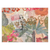  bloemen Hula Colorful Hawaiian Tropical Tafelkleed (Voorkant (Horizontaal))