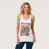  bloemen Hula Colorful Hawaiian Tropical Tanktop (Volledige Voorkant)