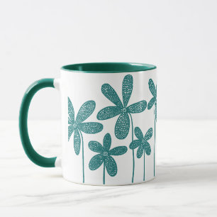 bloemen - Hunter Green Mok