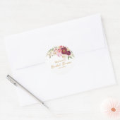 BLOEMEN Huwelijk Bruidsfeest Label (Envelop)