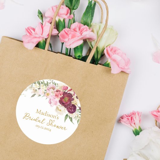 BLOEMEN Huwelijk Bruidsfeest Label
