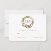  Bloemen Huwelijk Succulent | RSVP Kaartje (Voorkant)