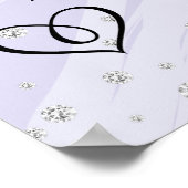  Bloemen Huwelijk Welkom Poster (Hoek)