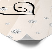  Bloemen Huwelijk Welkom Teken Poster (Hoek)