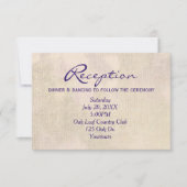 Bloemen Huwelijksreceptie Uitnodiging (Voorkant)