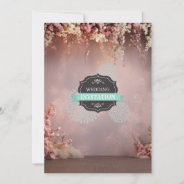 Bloemen Huwelijksuitnodiging - Elegant Lijst Kaart