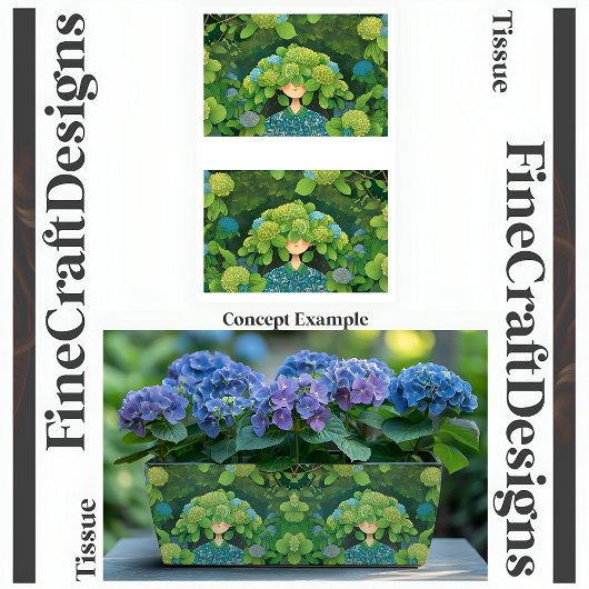Bloemen Hydrangea Pet Leuke Tuin Decoupage R&L 146 Tissuepapier