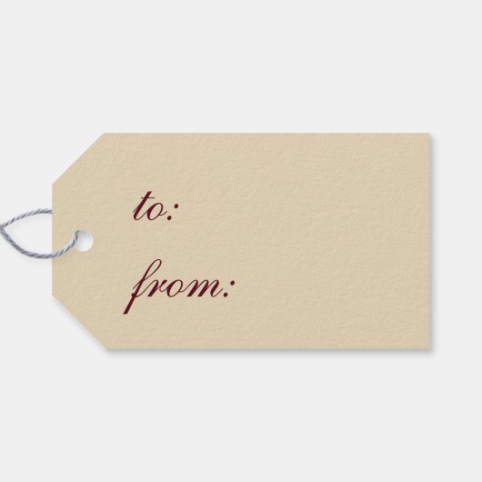  bloemen I Cadeaulabel (Achterkant Horizontaal)