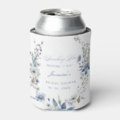 Bloemen Iets blauw voordat ik Vrijgezellenfeest do Blikjeskoeler (Blikje Voorkant)