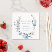 Bloemen Iets blauw voordat ik Vrijgezellenfeest do Servet (Insitu)