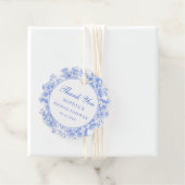 Bloemen Iets blauw Vrijgezellenfeest Dank u Bedankjes Labels (In situ)