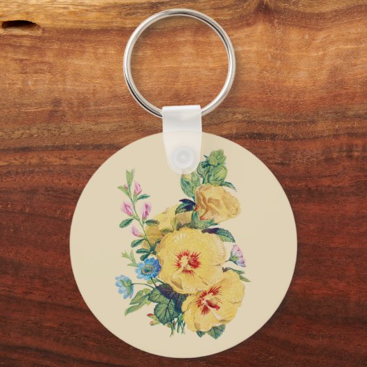  bloemen II Sleutelhanger (Achterkant)