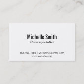 Bloemen III | Illustratief Visitekaartje (Achterkant)