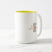 Bloemen "Ik ben gezegend" koffie mok (Voorkant rechts)