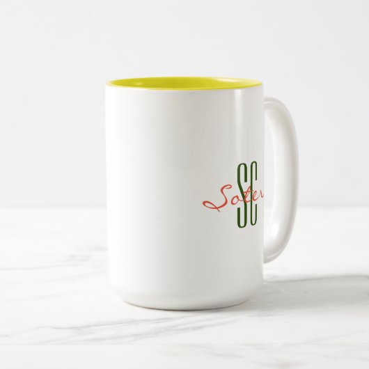 Bloemen "Ik ben gezegend" koffie mok (Voorkant rechts)