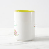 Bloemen "Ik ben gezegend" koffie mok (Center)