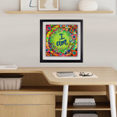  bloemen Ik ben Motivatie inspiratie Poster