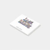*~* Bloemen IK ONTVANG NU 16 AP85 Manifesting Post-it® Notes (Schuin)