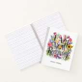 *~* Bloemen IK ONTVANG NU 9 AP85 Manifesting Notitieboek (Binnen)