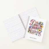 *~* Bloemen IK ONTVANG NU AP85 17 Manifesting Notitieboek (Binnen)