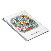 *~* Bloemen IK ONTVANG NU AP85 Manifesting 10 Notitieboek (Rechterzijde)