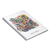 *~* Bloemen IK ONTVANG NU AP85 Manifesting 25 Notitieboek (Rechterzijde)