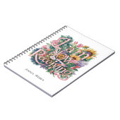 *~* Bloemen IK ONTVANG NU AP85 Manifesting 25 Notitieboek (Linkerzijde)