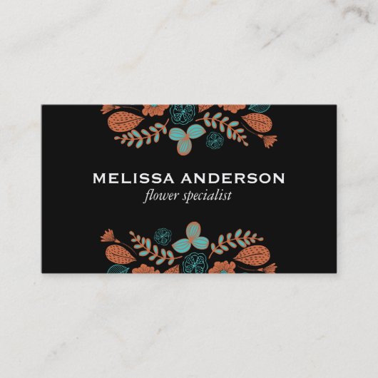 Bloemen | Illustratie II Visitekaartje (Voorkant)