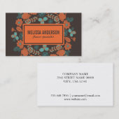 Bloemen | Illustratief Visitekaartje (Voorkant / Achterkant)